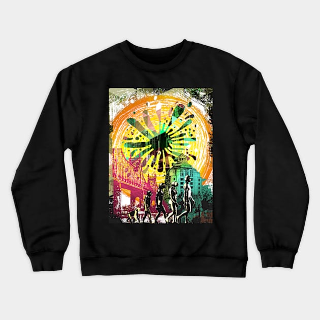 Evolution Crewneck Sweatshirt by GeeTee